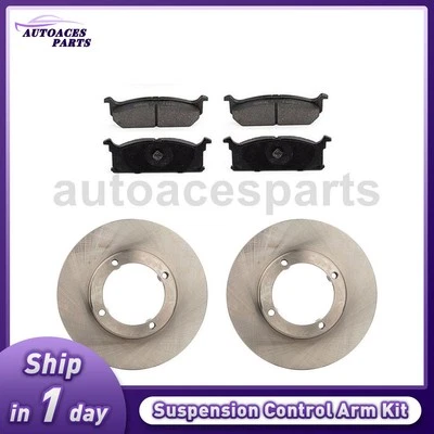 Front Brake Pad Set Brake Rotor for Geo Metro 1.0L 1989 1990 1991 1992 1993 1994 - Image 1 of 4