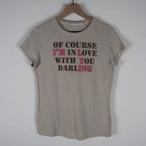Vintage Y2K Of Course I'm In Lover With You Darling IM LYING Baby Tee JR L 18x24 - Picture 1 of 17