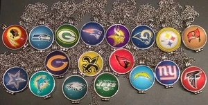 NFL Football Aromatherapie Charm mit 20 Zoll Silberkette NEU! - Bild 1 von 10