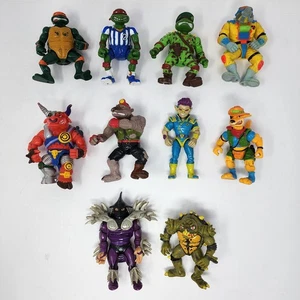 Playmates Teenage Mutant Ninja Turtles TMNT 1991 de colección (lote de 10 figuras) - Imagen 1 de 11