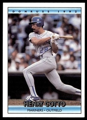 1992 Donruss Henry Cotto Seattle Mariners #356 - Image 1 of 2