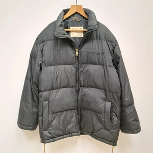 Timberland Size M Black Puffer Jacket Coat - Picture 1 of 5