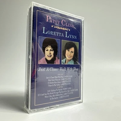 Vintage Cassette Tape PATSY CLINE/LORETTA LYNN Walk With Thee NEW Factory Sealed - Image 1 of 4