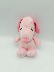 TY Pluffies rosa Snoopy Plüschtier Tylux Charlie Brown Peanuts Stofftier 11 Zoll - Bild 1 von 8