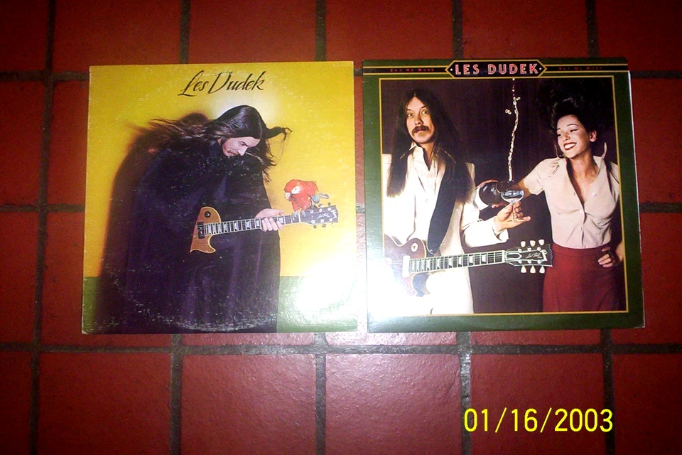 LES DUDEK ( 2 ) VINYL LP lot SELF TITLED / SAY NO MORE w. TOTO Tony Williams NM- - Image 1 of 1