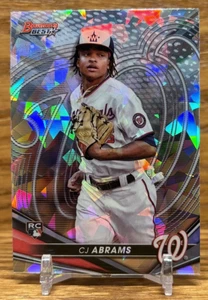 CJ ABRAMS Atomic Refractor Rookie | 2022 Bowman's Best Washington NATIONALS #49 - Picture 1 of 2