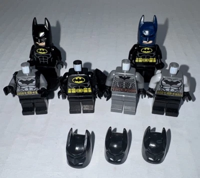 LEGO DC Minifigure Lot Batman Mini Figure With Mask And Cape Superhero Lot 6 - Image 1 of 4