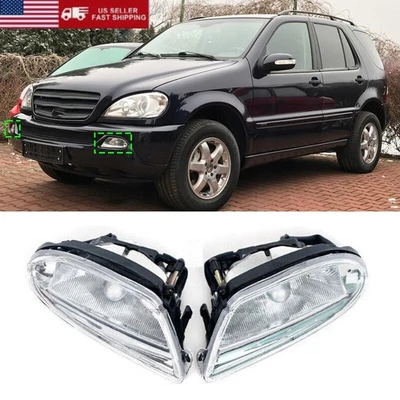 ¡EN EE. UU.!Izquierda y derecha para Mercedes Benz W163 ML350 ML500 ML430 luz antiniebla delantera Foto 1 de 4