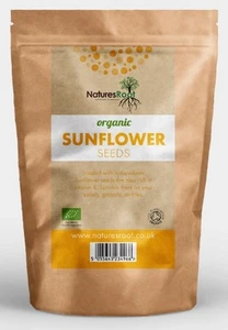Natures Root Organic Sunflower Seeds - 60g | 125g | 250g | 500g | 1kg - Picture 1 of 10