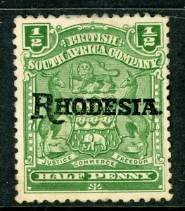Southern Rhodesia 1911 British South Africa ½d SG #100b Unused A635 - Picture 1 of 6