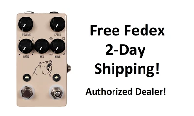 New JHS Kodiak Tremolo with Tap Tempo Guitar Effects Pedal - Image 1 of 4