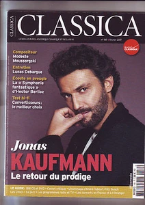 Classica N° 189 fevrier 2017 - jonas kaufmann  - Imagen 1 de 1