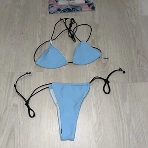 Neu Damen Shein Bademode himmelblau Bikini-Set Ober- und Unterteil Gr. S - Bild 1 von 8