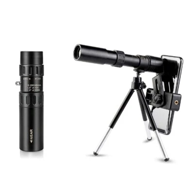 Portable Monocular 10-30x Professional BAK4 Lens Zoom Night-Vision - Image 1 of 4