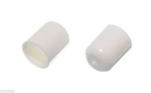 New 40 X Chair Ferrules 22mm Internal Dia. Black Plastic Floor Protectors - Ones - Picture 1 of 1
