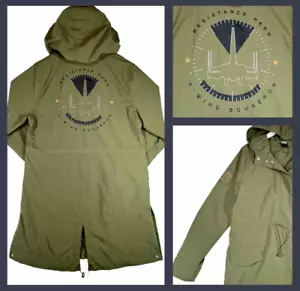 Star Wars Her Universe Green Resistance Windbreaker Jacket Women's Large - Picture 1 of 19