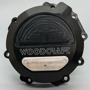 KAWASAKI 2011-24 ZX10R WOODCRAFT CUBIERTA DEL ESTATOR DEL MOTOR - ALMOHADILLA DESLIZANTE DE ACERO INOXIDABLE - Imagen 1 de 4