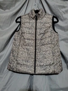 Rafaella Sports Womens Top Quilted Puffer Vest Full Zip Pockets Size Medium - Picture 1 of 4