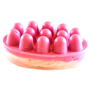 USA Natural Bar Soap with Loofah Pink Handmade KIZIMA - Picture 1 of 3