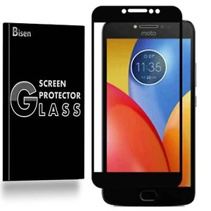 Motorola Moto X4 [BISEN] FULL COVER Glass Screen Protector Armor Saver Cover - Picture 1 of 6