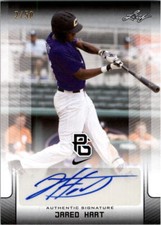 2017 Leaf Perfect Game National Showcase Black #BAJH3 Jared Hart Auto /50
