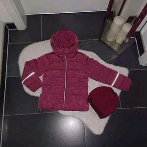 Neu s. Oliver Steppjacke 116 122 Winterjacke Bordeaux TCM Strickmütze TopZustand - Bild 1 von 13