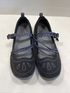 CHACO PETALUMA Black Suede Mary Jane TRAIL HIKING COMFORT SHOES~8 1/2 - Picture 1 of 8