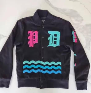 Vintage Pink Dolphin Varsity Coat Size Small - Picture 1 of 9