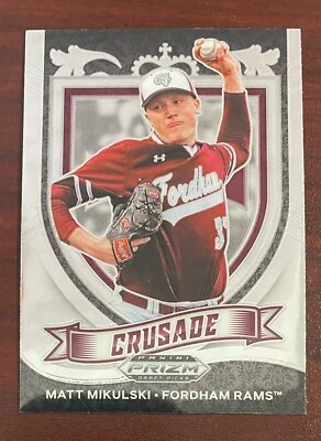 2021 Panini Prizm Draft Picks #C-MI Matt Mikulski RC Giants Crusade Prospect - Image 1 of 2