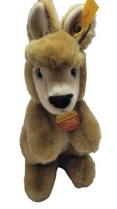 STEIFF KANGO BABY 062728 KANGAROO COLLECTABLE 9"PLUSH TOY STEIFF MADE IN GERMANY - Picture 1 of 15