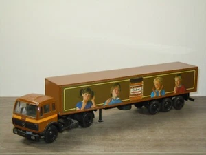 Mercedes Truck & Trailer Calve Pindakaas - NZG Modelle Germany 1:50 *54357 - Imagen 1 de 4