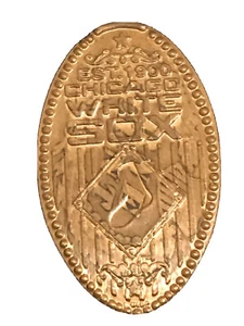 Chicago White Sox Indian Head Penny One Cent Coin Elongated MLB Established 1900 - Picture 1 of 12