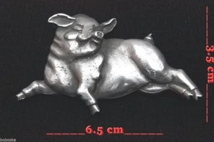 Insigne en métal représentant un cochon (fixation mode pin's) 📌4a. - Imagen 1 de 1