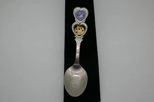 Cucchiaio vintage da collezione Charleston Sc Dangling Sand Dollar BELLO!! - Foto 1 di 3