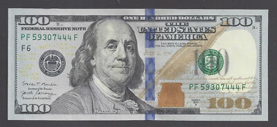$100 FEDERAL RESERVE NOTE, SERIES 2017A, ATLANTA (PF59307444F), UNC - Image 1 of 2