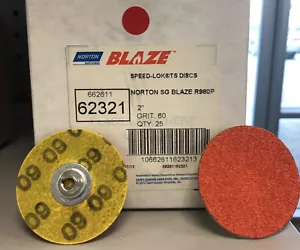 40 % Rabatt auf je 55 Norton Blaze R980P 2" 60er Körnung TSM 3-lagig HD Scheibe 66261162321 - Bild 1 von 2