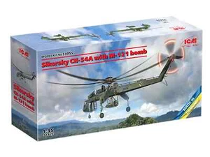 ICM 1:35 SCALE Sikorsky CH-54A Tarhe w/M-121 Bomb Model Kit #53055~NEW in BOX - Picture 1 of 3