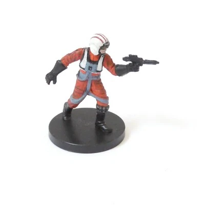 STAR WARS 17/60 REBEL 10 REBEL PILOT 2004 LFL & TM FIGURINE SUR SOCLE - Photo 1/2