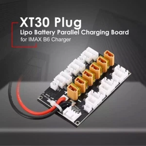 iMAX B6 Lipo 6CH XT30 Charger Parallel Balance Board 1s-3s XT60 Supply Connector - Picture 1 of 3