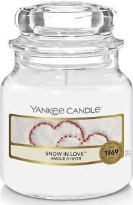 Yankee Candle Scented Snow In Love Small Jar Candle Burn Time Up to 30 hours