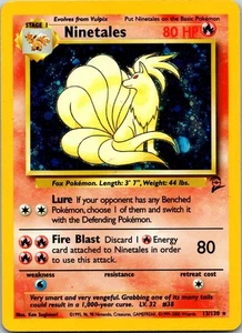 2000 Pokemon Base Set 2 Ninetales Holo Rare #13/130 - Bild 1 von 5