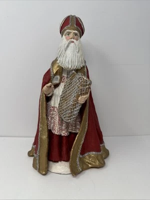 Figura Duncan Royale 1983 Historia de Santa "San Nicolás" 11,5". Sombrero astillado Foto 1 de 4