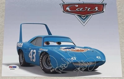 Foto autografiada de 8x10 firmada por Richard Petty certificado de autenticidad PSA/DNA The King Cars Disney 80 Foto 1 de 3