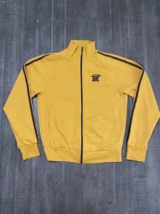 Chaqueta deportiva vintage Tiger Ra-Re Bruce Lee para hombre mediana amarilla rara - Imagen 1 de 10