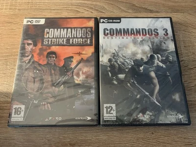 Commandos Strike Force and Commandos 3 PC factory seal - Image 1 of 2