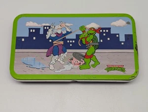 Vintage Teenage Mutant Ninja Turtles TMNT Tin Box Co Federmäppchen 1990 SIEHE BESCHREIBUNG. - Bild 1 von 16
