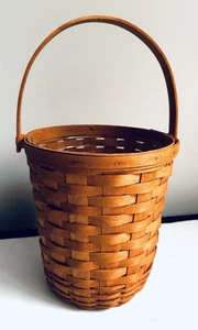 Longaberger großer Obstkorb 13307_ mit Griff und Kunststoffeinsatz_1995 - Bild 1 von 7