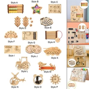 Montessori Busy Board DIY Material Sensory Toys Teaching Aids Learning Skill Toy - Picture 1 of 108
