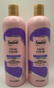 2 Champú Suave Vivid Color con Complejo de Aminoácidos 16.5 fl oz x 2 PAQUETE FRESCO - Imagen 1 de 2