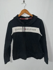 Tommy Hilfiger Sweatshirt Women Medium Cowl Neck Classic 90s Logo Pullover - Picture 1 of 2